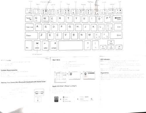 Kanex Mini Keyboard docs