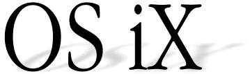 Mac OS iX
