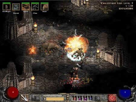 screenshot: druid in action