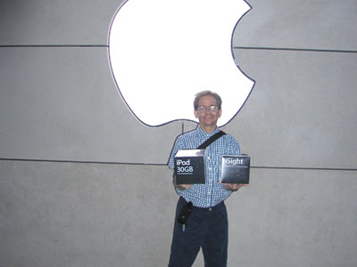 Photo: Dave with iPod and iSight