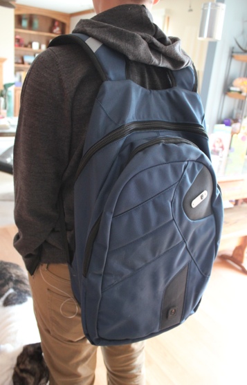 ASHER WEARING POWERBAG