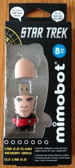 Star Trek Picard Mimobot Flash Drive in Box