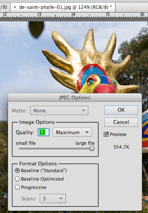 JPEG Options