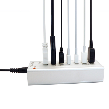 Cables are compact but not jammed together
