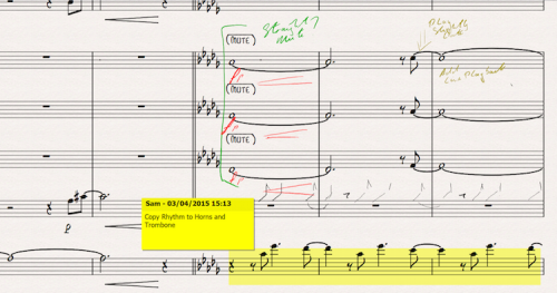 Sibelius 8 Annotations