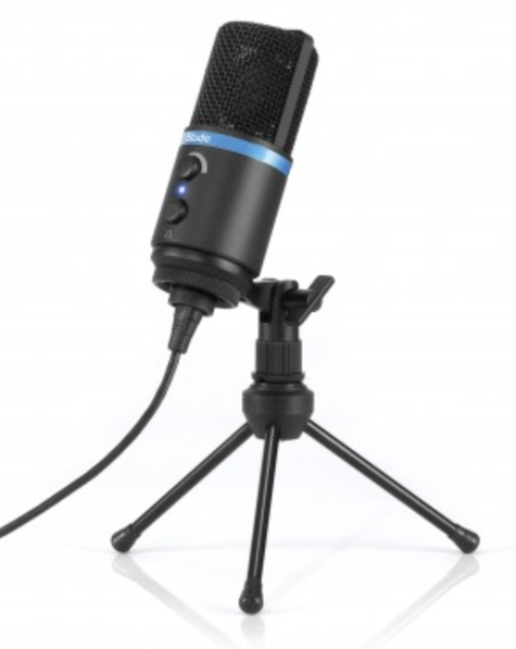 mic on tripod