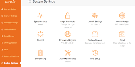 System Settings