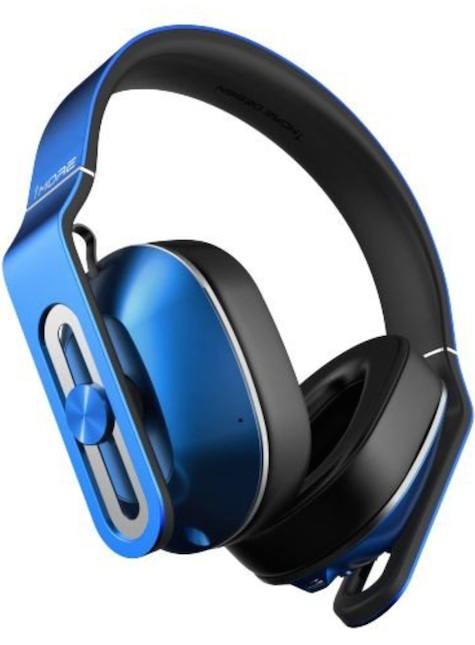 blue 1more headphones