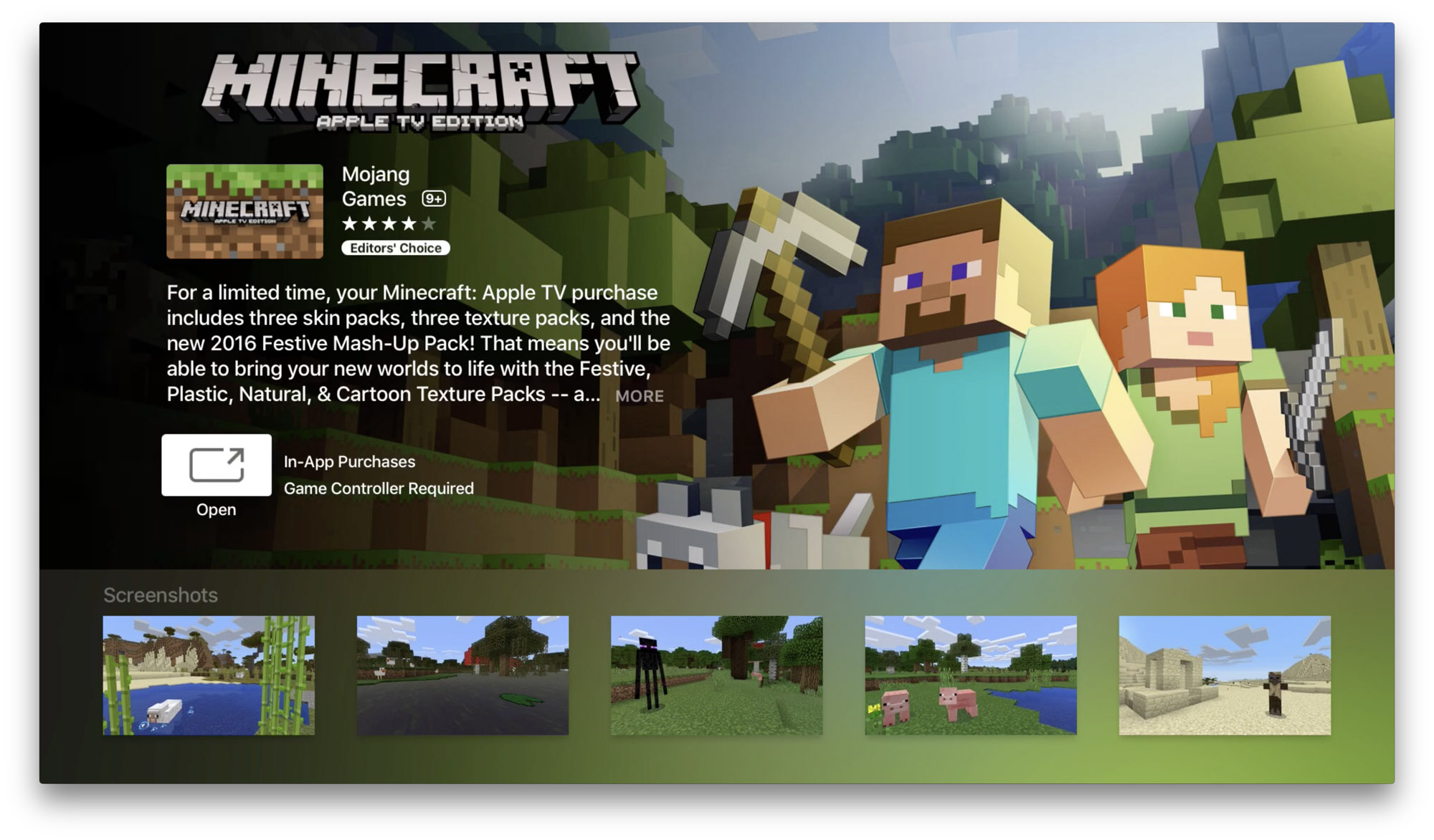 Popular virtual game Minecraft no longer on the Apple TV - Gearbrain