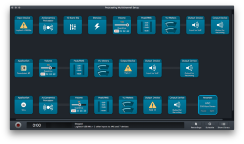 Audio Hijack setup