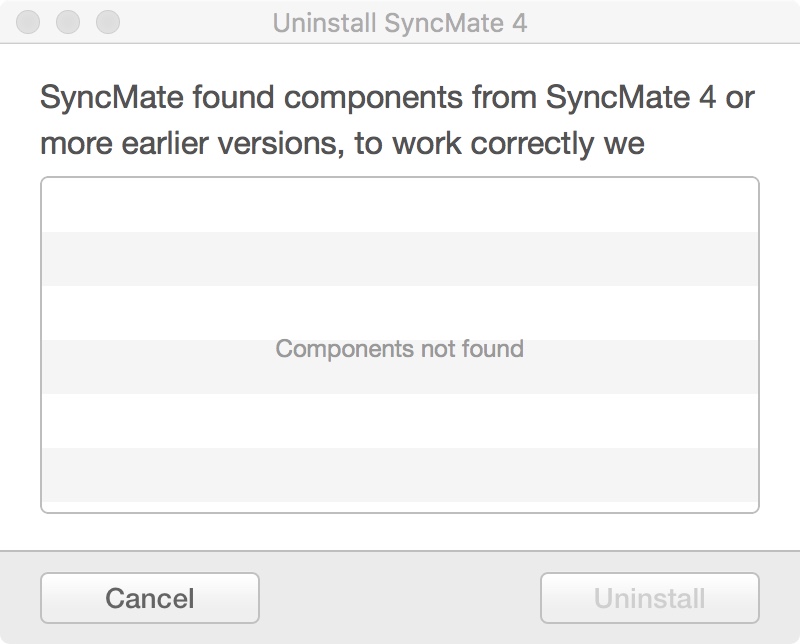 uninstall syncmate from mac uninstall syncmate from mac